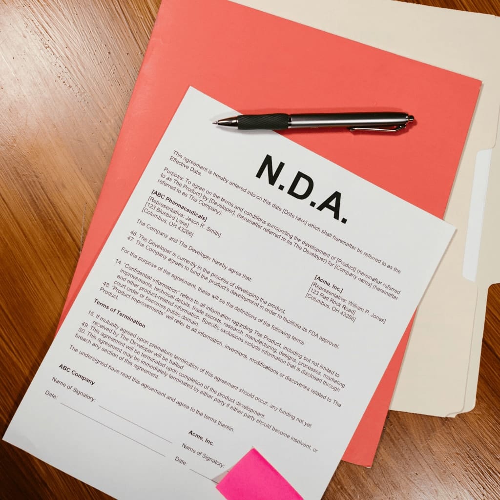 N.D.A contract