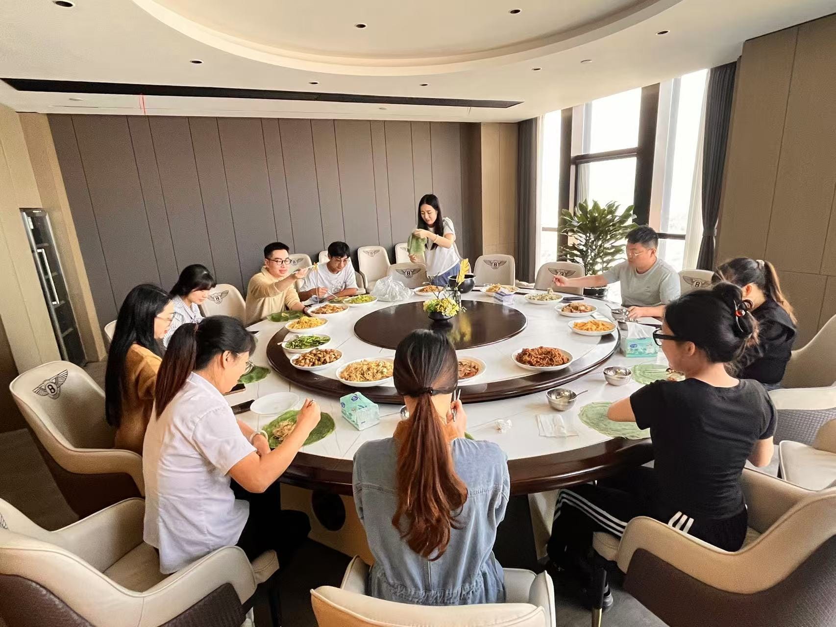 Staff Brithday Lunch in Looksee Glasses Manufacturer